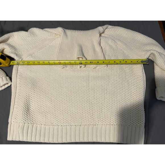 Haven Well Within Cream Turtleneck Sweater Women’s Medium – Chunky Knit Cozy - Picture 5 of 7